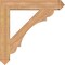 Ekena Millwork Olympic Arts & Crafts Smooth Bracket, Western Red Cedar, 5 1/2"W x 38"D x 38"H BKT06X38X38OLY03SWR - alternate 3